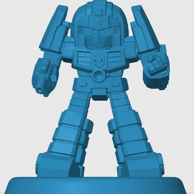 Mô hình 3D Bonecrusher phong cách Chibi cho tín đồ Transformers