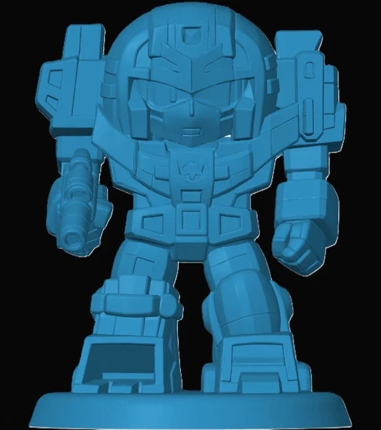 Mô hình 3D robot Devastator phong cách Chibi siêu đáng yêu - Image 1