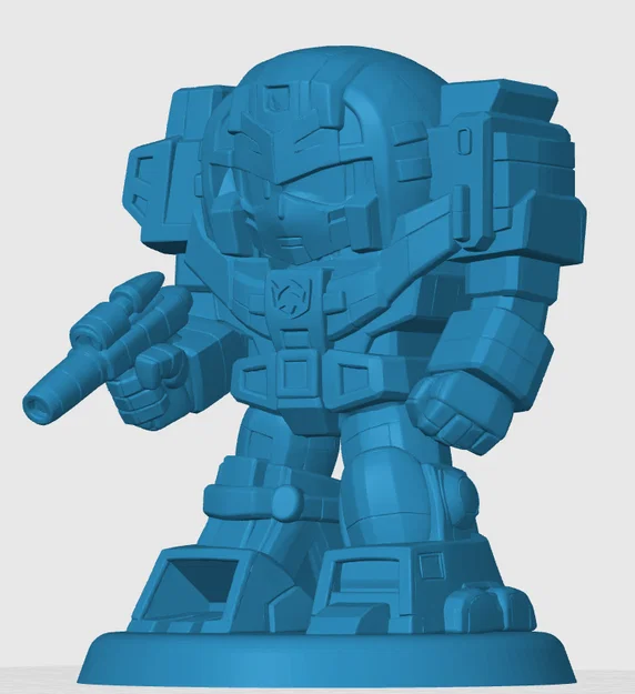 Mô hình 3D robot Devastator phong cách Chibi siêu đáng yêu - Image 2