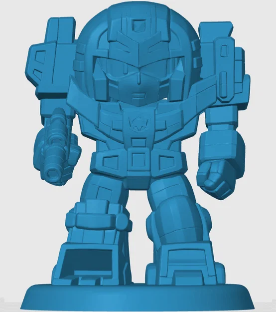 Mô hình 3D robot Devastator phong cách Chibi siêu đáng yêu - Image 3