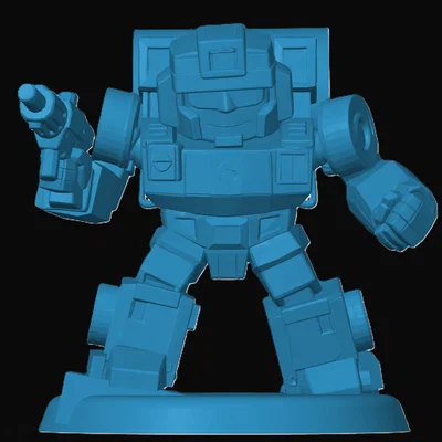 Mô hình 3D Scrapper phiên bản Chibi độc đáo cho bàn làm việc