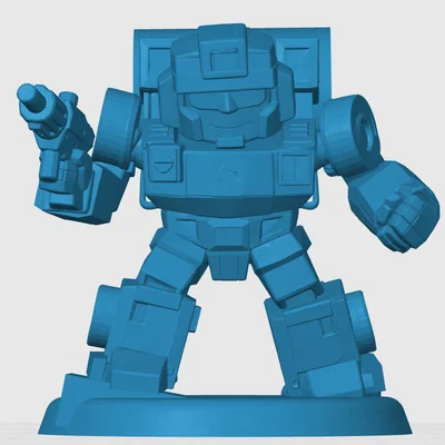 Mô hình 3D Scrapper phiên bản Chibi độc đáo cho bàn làm việc