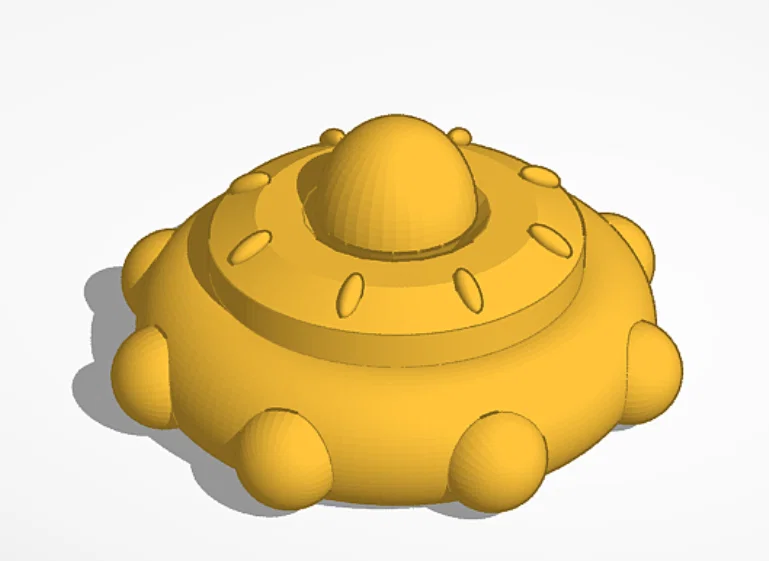 Fidget Spinner hình đĩa bay UFO: Đồ chơi giảm stress độc đáo - Image 1