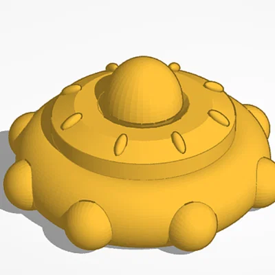 Fidget Spinner hình đĩa bay UFO: Đồ chơi giảm stress độc đáo