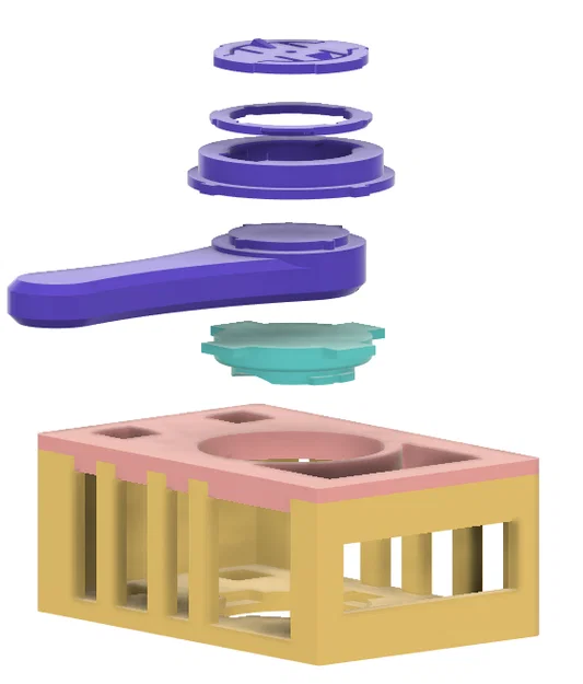 Ốp Snap-on kèm ngàm Garmin đực/cái cho sạc dự phòng INUI P50 - Image 1