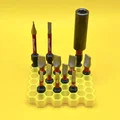 (MỚI) Khay đựng mũi khoan lục giác 6mm - Tùy chỉnh tham số hoặc chọn 15 mẫu có sẵn - Thumbnail 1