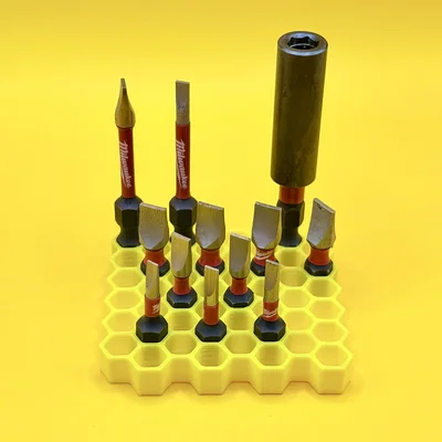 (MỚI) Khay đựng mũi khoan lục giác 6mm - Tùy chỉnh tham số hoặc chọn 15 mẫu có sẵn
