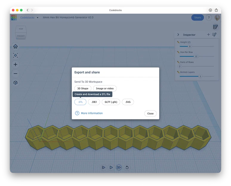 (MỚI) Khay đựng mũi khoan lục giác 6mm - Tùy chỉnh tham số hoặc chọn 15 mẫu có sẵn - Image 2