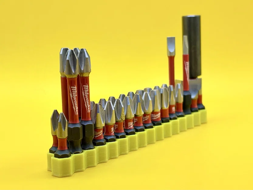 (MỚI) Khay đựng mũi khoan lục giác 6mm - Tùy chỉnh tham số hoặc chọn 15 mẫu có sẵn - Image 8