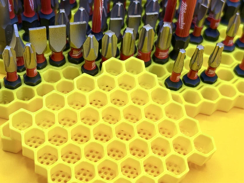 (MỚI) Khay đựng mũi khoan lục giác 6mm - Tùy chỉnh tham số hoặc chọn 15 mẫu có sẵn - Image 14