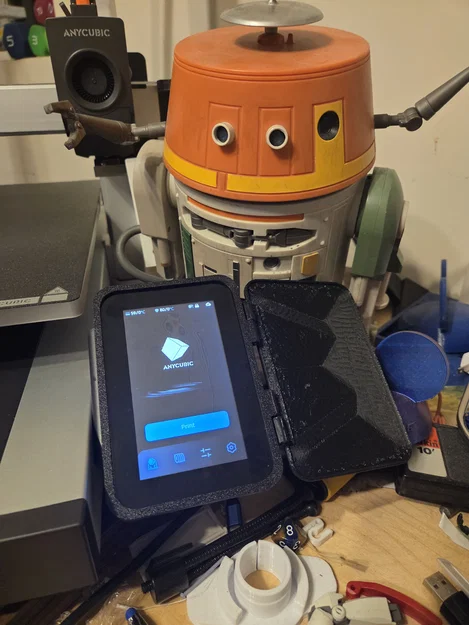 Nắp che màn hình Anycubic Kobra 3 phong cách Mandalorian độc đáo - Image 2