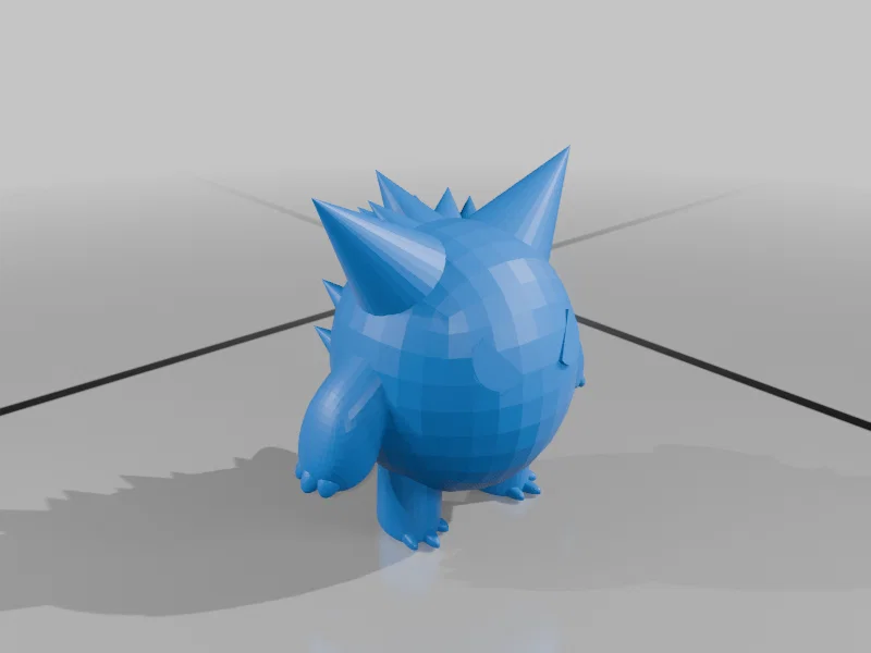 Mô hình 3D Pokemon Gengar dễ in cho người hâm mộ - Image 1