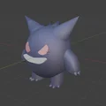 Mô hình 3D Pokemon Gengar dễ in cho người hâm mộ - Thumbnail 3
