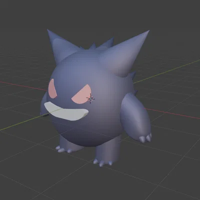 Mô hình 3D Pokemon Gengar dễ in cho người hâm mộ