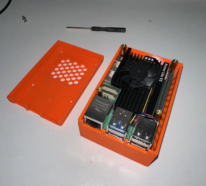 Case Raspberry Pi 5 gắn NVMe Base (rfox.eu v1.5) - Image 2