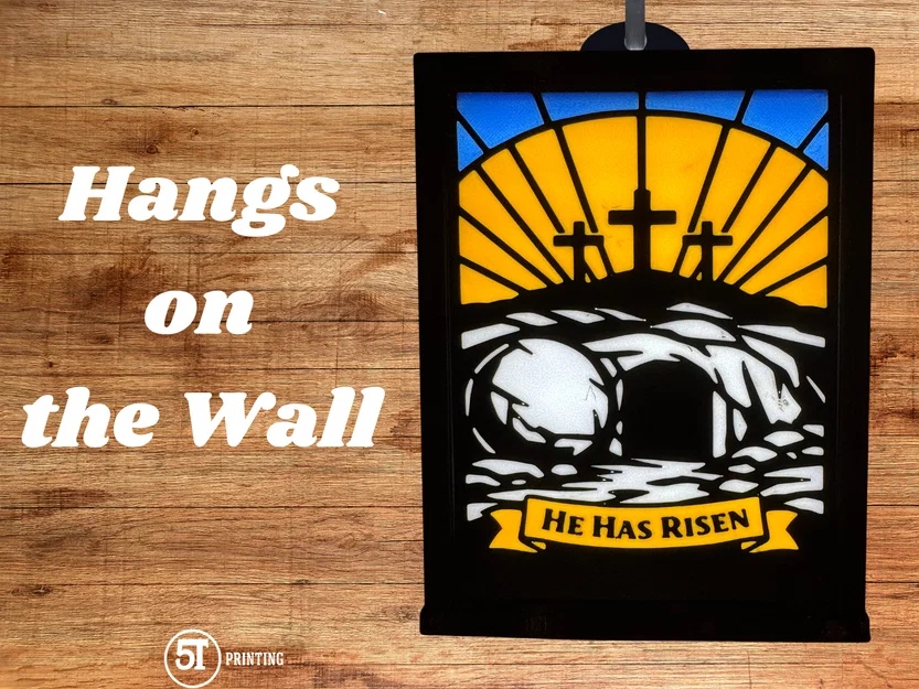 Đèn Kính Màu Stained Glass Phục Sinh - Image 1