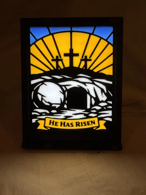 Đèn Kính Màu Stained Glass Phục Sinh - Image 5