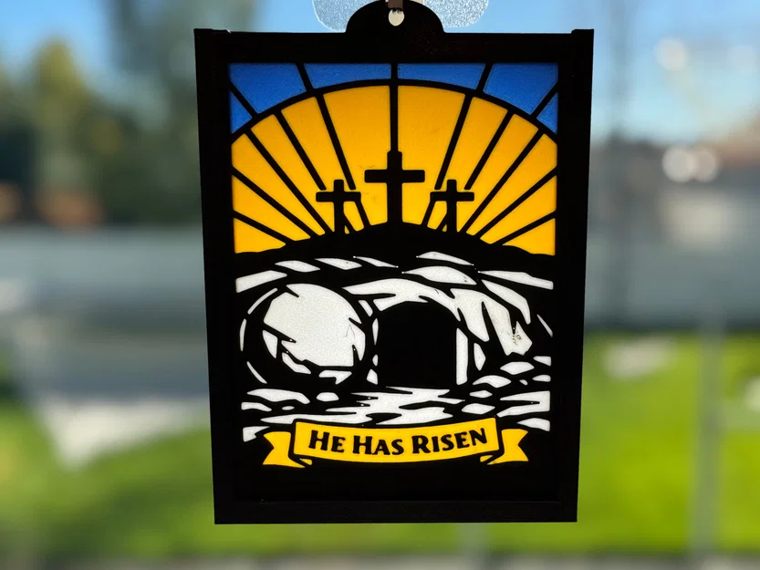 Đèn Kính Màu Stained Glass Phục Sinh - Image 7