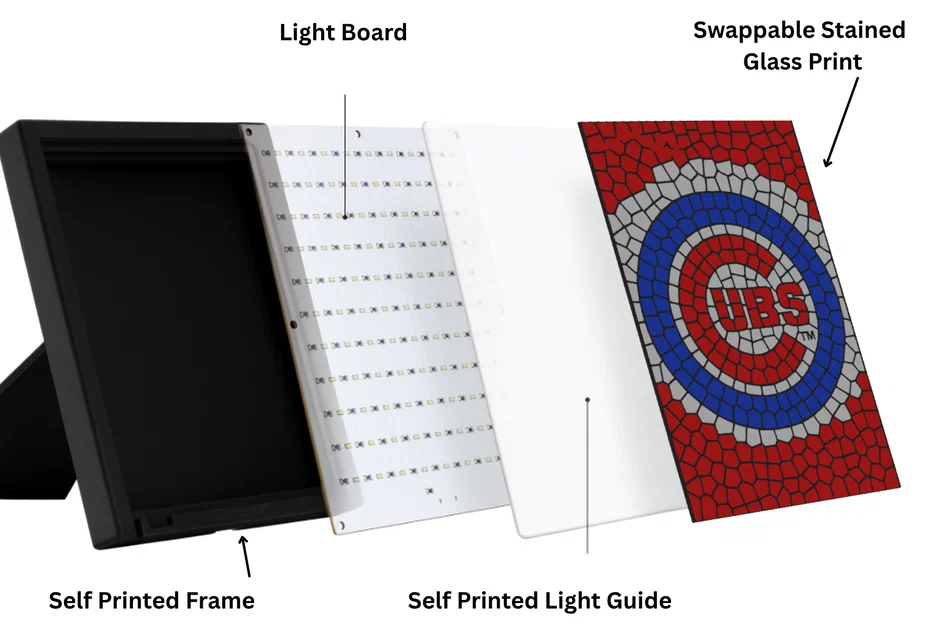 Đèn Kính Màu Stained Glass Phục Sinh - Image 10