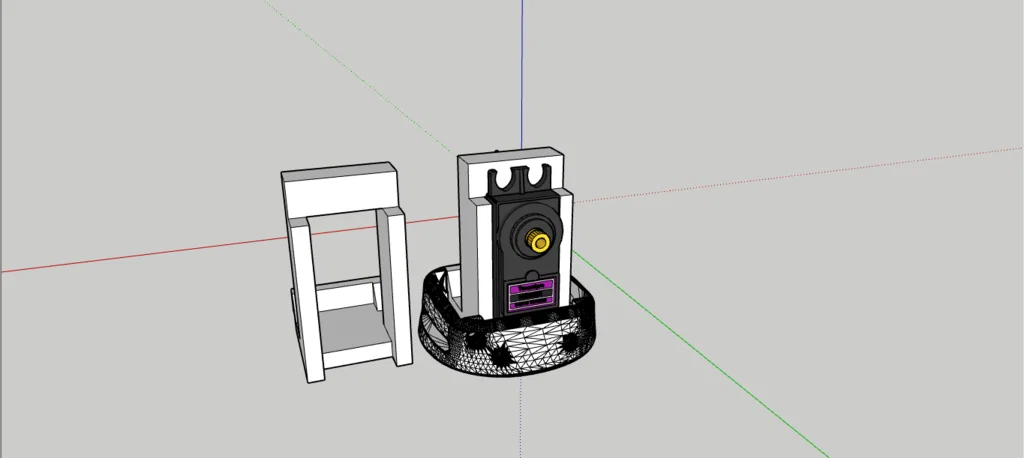 Mô hình 3D Servo MG996R - Image 2