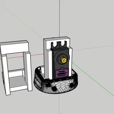 Mô hình 3D Servo MG996R