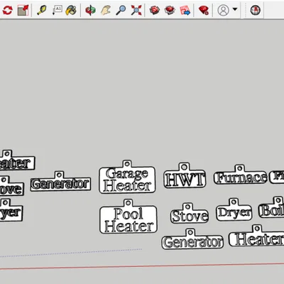 Gas Tags - Bộ thẻ nhận diện gas