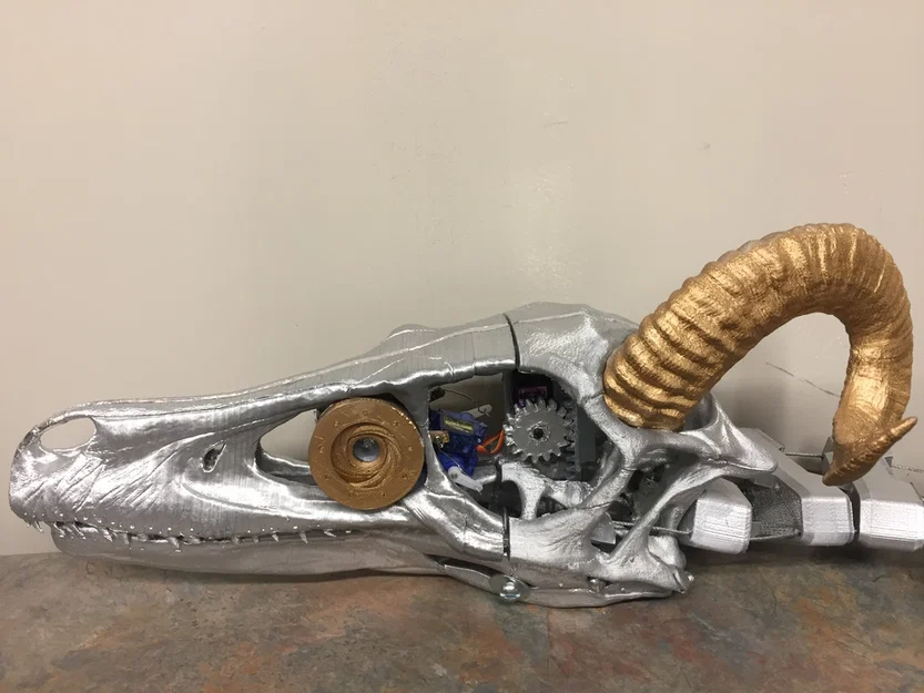 Fang Skull - Mô hình đầu rồng Animatronic in 3D - Image 1