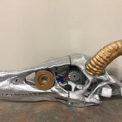 Fang Skull - Mô hình đầu rồng Animatronic in 3D
