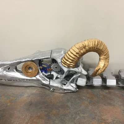 Fang Skull - Mô hình đầu rồng Animatronic in 3D