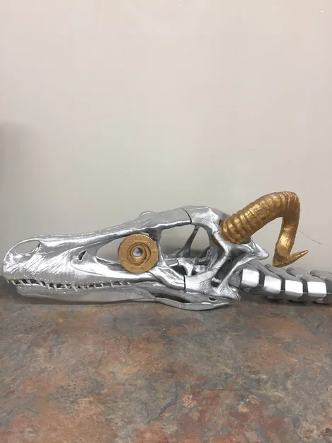 Fang Skull - Mô hình đầu rồng Animatronic in 3D - Image 3