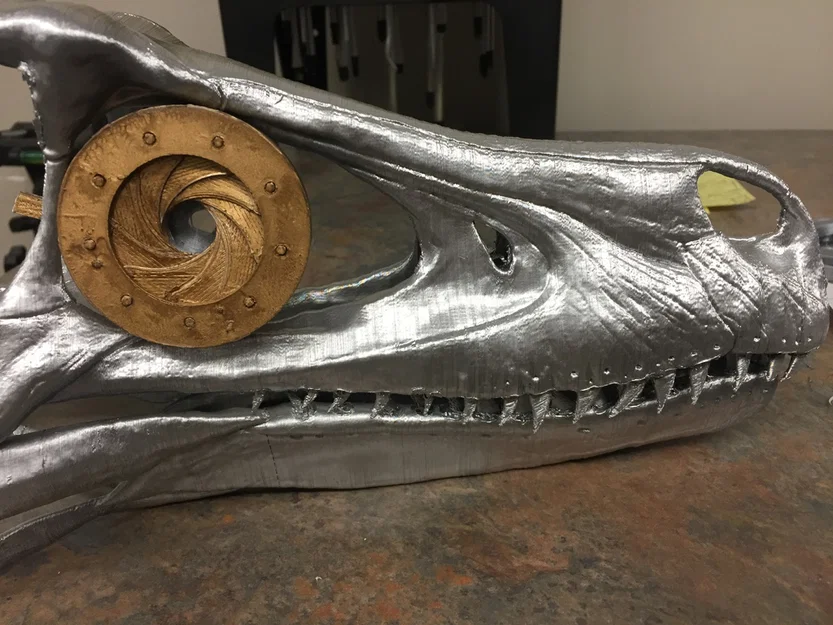 Fang Skull - Mô hình đầu rồng Animatronic in 3D - Image 7