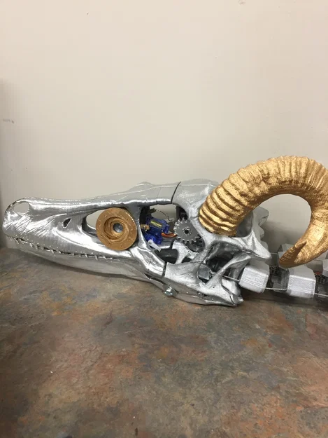 Fang Skull - Mô hình đầu rồng Animatronic in 3D - Image 8