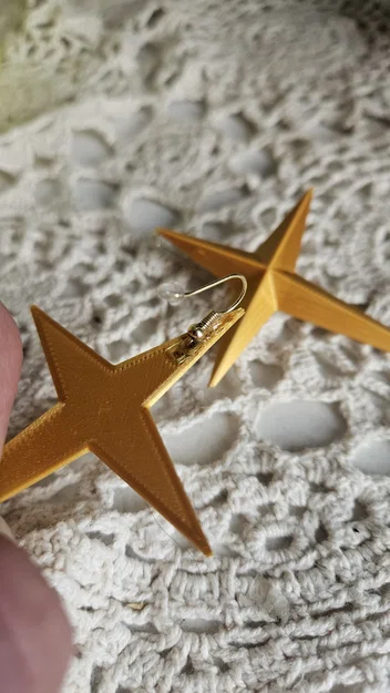 Bông tai Princess Rosalina (Princess Rosalina Earrings) in 3D - Image 2