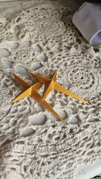 Bông tai Princess Rosalina (Princess Rosalina Earrings) in 3D - Image 3