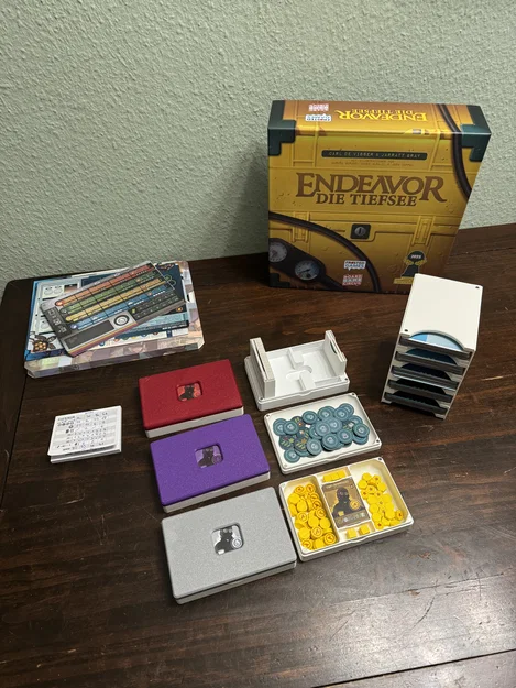 Endeavor: Deep Sea Insert - Khay đựng linh kiện gọn gàng - Image 1