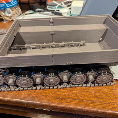 Mô hình xe tăng Tiger tỉ lệ 1/20