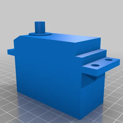 Mô hình 3D cho Servo 60KG (DS5160ssg)