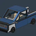 Mô hình xe bán tải Pick-up Truck in 3D đẹp mắt cho bé - Thumbnail 1