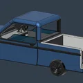 Mô hình xe bán tải Pick-up Truck in 3D đẹp mắt cho bé - Thumbnail 2