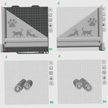 Võng cho mèo - Mô hình in 3D thử nghiệm