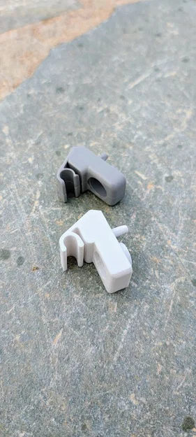 Ngàm giữ tấm che nắng (Sun visor holder) cho Fiat Doblo và các dòng xe tương tự - Image 2