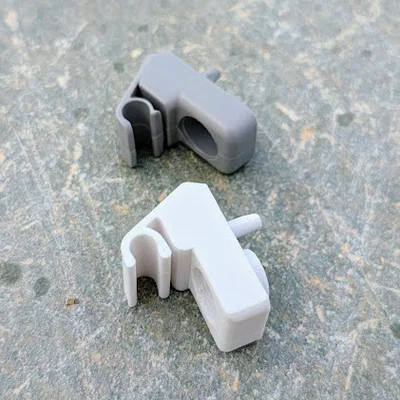 Ngàm giữ tấm che nắng (Sun visor holder) cho Fiat Doblo và các dòng xe tương tự