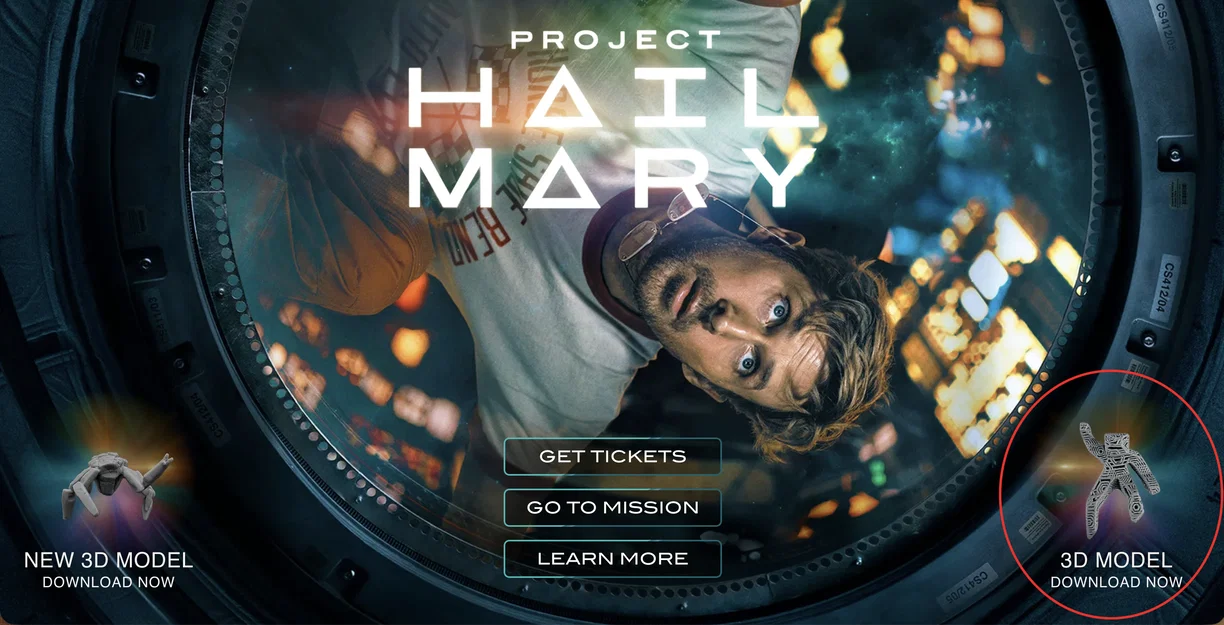 Mô hình 3D nhân vật Rocky từ Project Hail Mary cực đẹp - Image 3