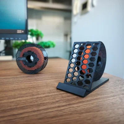 Đế điện thoại kiểu cuộn nhựa Prusa - Không cần in đa màu