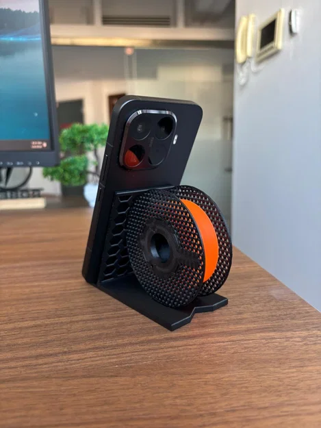 Đế điện thoại kiểu cuộn nhựa Prusa - Không cần in đa màu - Image 6