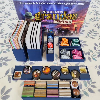Bộ khay đựng (Insert) cho game Tiny Epic Crimes