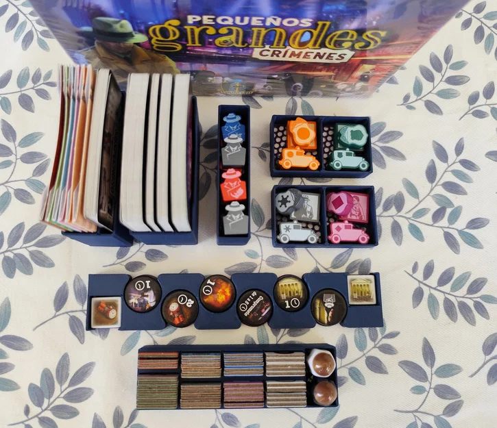 Bộ khay đựng (Insert) cho game Tiny Epic Crimes - Image 2