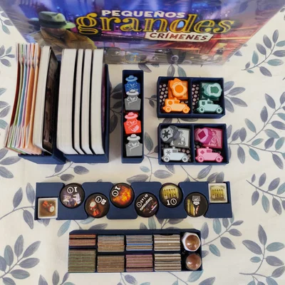 Bộ khay đựng (Insert) cho game Tiny Epic Crimes