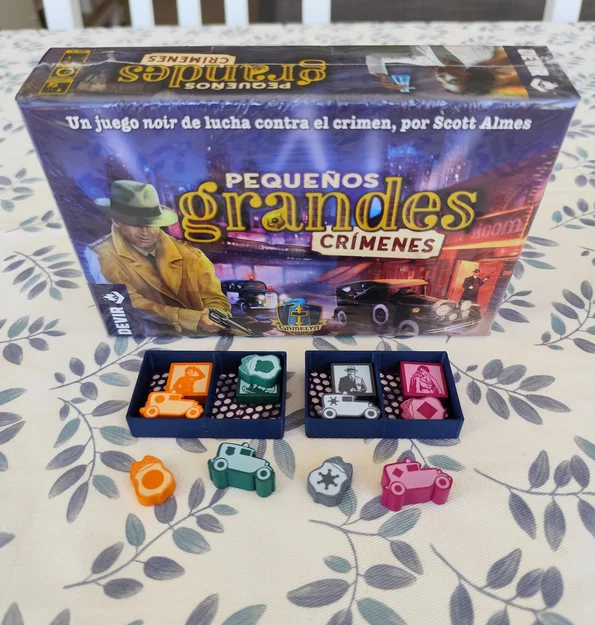 Bộ khay đựng (Insert) cho game Tiny Epic Crimes - Image 6