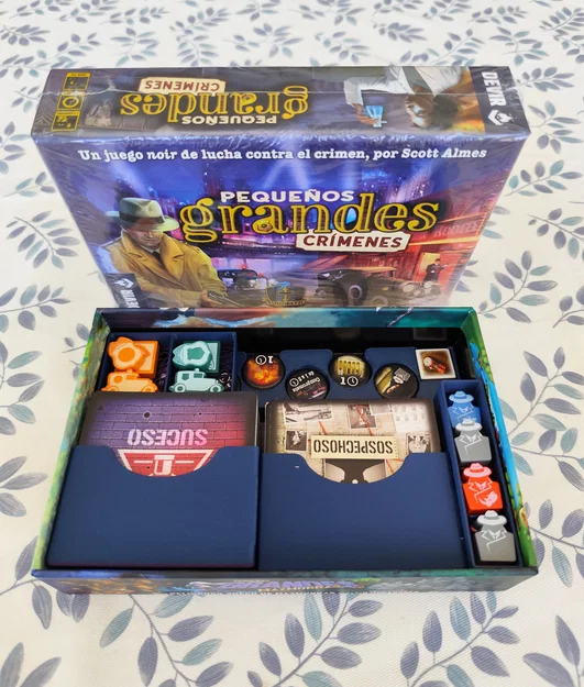 Bộ khay đựng (Insert) cho game Tiny Epic Crimes - Image 10